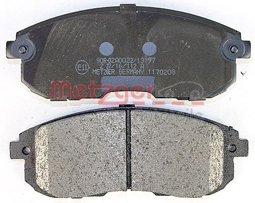 METZGER Bremsbelagsatz, Scheibenbremse